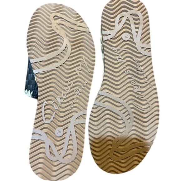 CIRCUS NY SAM EDELMAN Woman's Wallis Slide Sandal Size 7.5 Woven Weave Braided - Picture 5 of 9